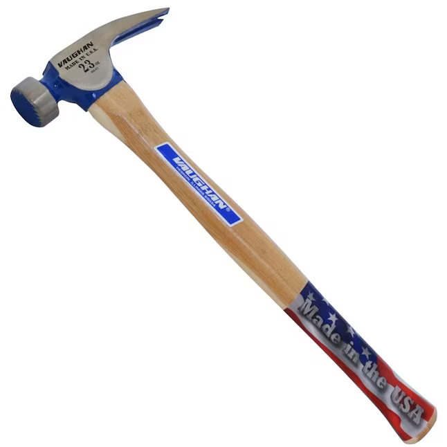 VAUGHAN 23-oz Milled Face Steel Head Wood Framing Hammer, CF1   91619 *HD24, MSRP: $37.33, - FINAL: