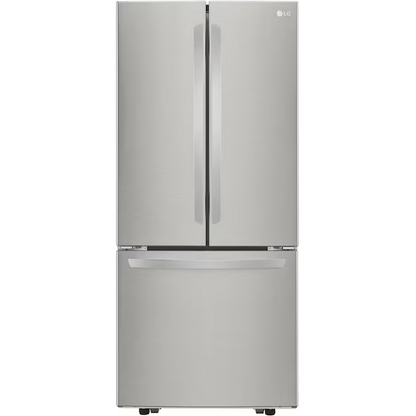 LG 21.8-cu ft French Door Refrigerator with Ice Maker (Stainless Steel)