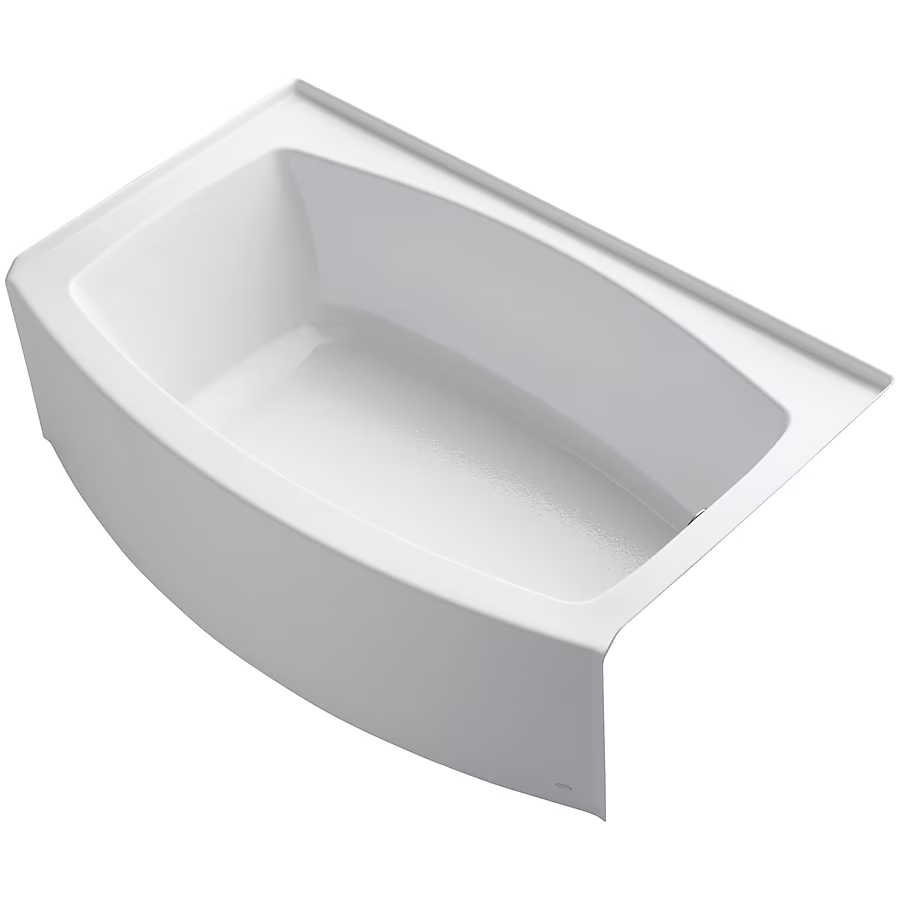 KOHLER Expanse 38-in x 60-in White Acrylic Alcove Bathtub (RIGHT DRAIN), 1100-RA-0 *HD2406, Retail: $1477.54, FINAL PRICE: $799.99 + TAX