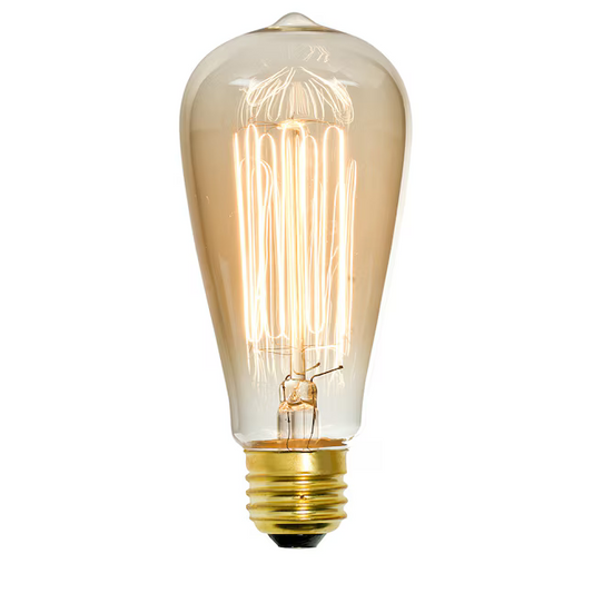 Litex Vintage 60-Watt Dimmable ST18 Vintage Decorative Incandescent Light Bulb, LBV60-4A, 772640