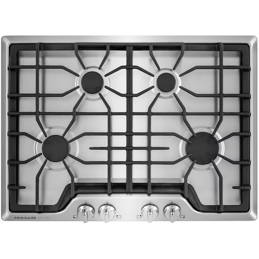 Frigidaire Gallery 30-in 4 Burners Stainless Steel Gas Cooktop