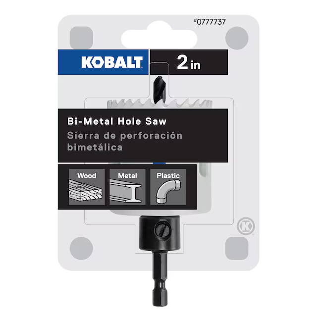 Kobalt 2-in Bi-Metal Arbored Hole Saw 0777737