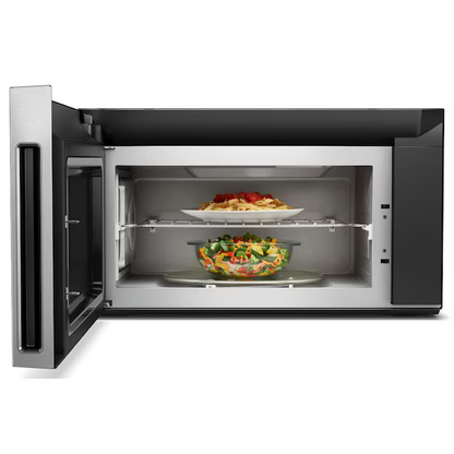 Whirlpool - 1.9 Cu. Ft. Convection Over-the-Range Microwave with Sensor Cooking - Stainless Steel WMH78019HZ