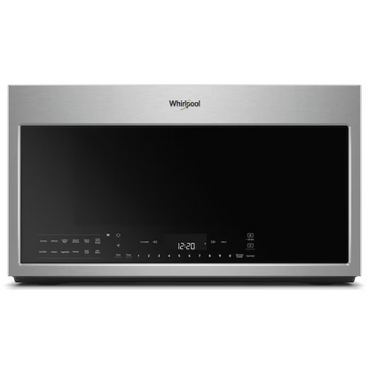 Whirlpool - 1.9 Cu. Ft. Convection Over-the-Range Microwave with Sensor Cooking - Stainless Steel WMH78019HZ