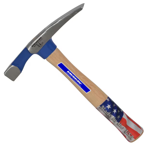 VAUGHAN 24-oz Smooth Face Steel Head Wood Brick Specialty Hammer, BL24   753596 *HD24, MSRP: $34.96, - FINAL: