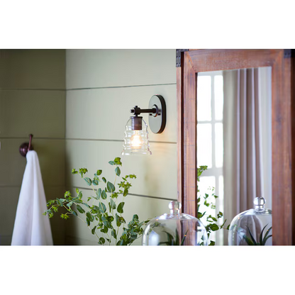 allen + roth Elham 5-in 1-Light Aged Bronze Traditional Vanity Light, B10083 616050, Final: $19.99, CLEARANCE: $4.99 + Tax