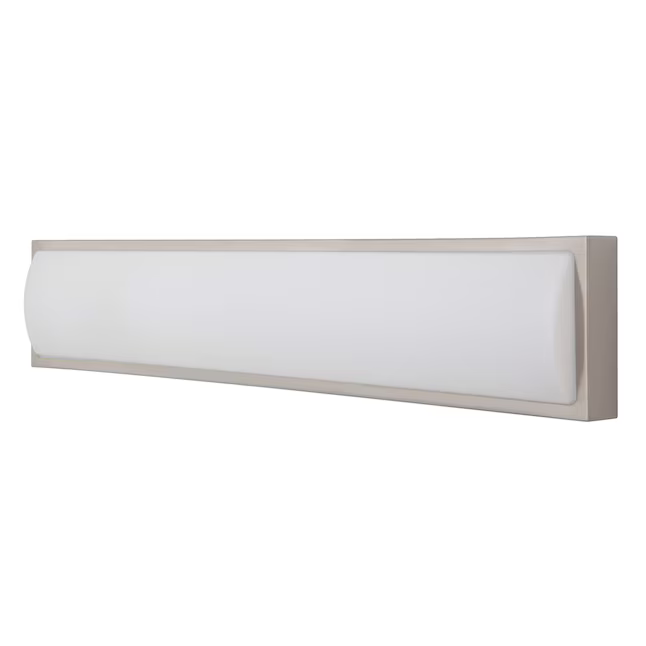 Origin 21 McAden 24-in 4-Light Brushed Nickel LED Modern/Contemporary Vanity Light Bar, VBL5-24BNK   970859 *HD2412, Retail: $74.98, FINAL PRICE: $39.99 + TAX