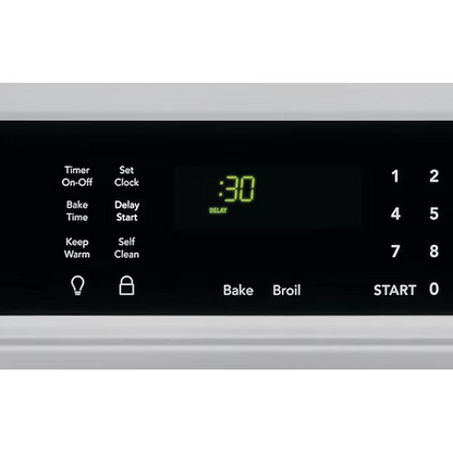 Frigidaire 30-in Single Electric Wall Oven Self-cleaning (Fingerprint Resistant Stainless Steel)