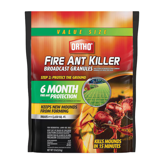 ORTHO 13-lb Fire Ant Killer Broadcast Granules Fire Ant Killer, 4602335 *JR24-7, MSRP: $25.99, Final Price: $15.99 +Tax