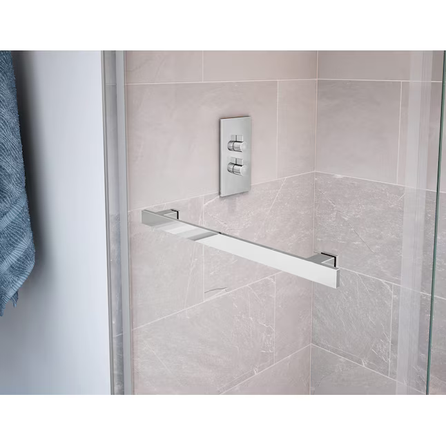 MAAX Duel Chrome 56-in to 60-in x 59-in Semi-frameless Bypass Sliding Bathtub Door, 835270-900-084-000 648033 *HD2405, Retail: $ 679.00 - Final: