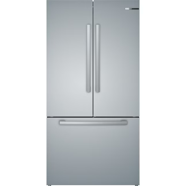 BOSCH 800 Series 36 in. 21 cu ft Smart Counter Depth French Door Bottom Freezer Refrigerator in Stainless Steel w/ Ice & Water, [FB187]