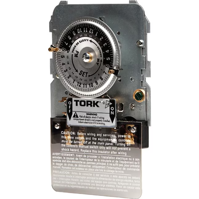 TORK 40-Amps 120/277-volt In-wall Lighting Timer, 1109AK-IAP   1326603, Retail: $56.75, - FINAL PRICE: $34.99 + TAX