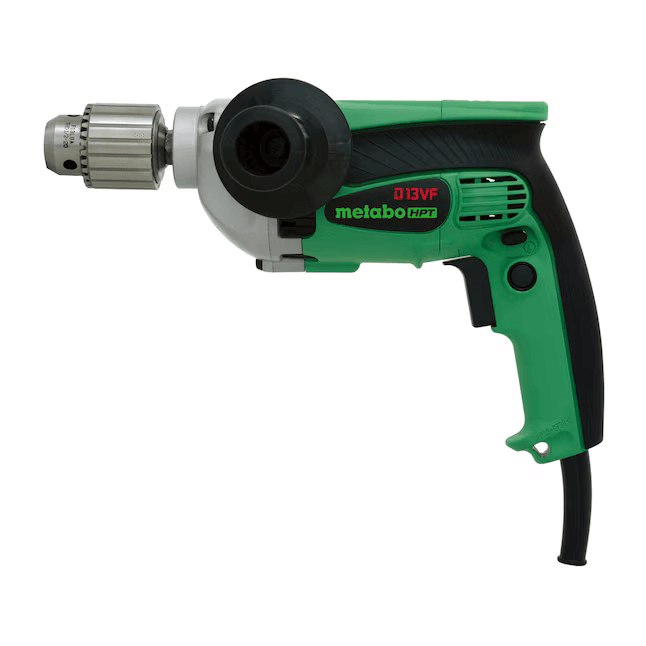 Metabo HPT 1/2-in Keyed Corded Drill (Hard Case included), D13VF *HD2403, MSRP $89.97, [FB032] - FINAL: