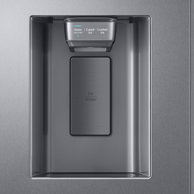 Samsung 27.4-cu ft Side-by-Side Refrigerator with Ice Maker - Water and Ice Dispenser (Fingerprint Resistant Stainless Steel)