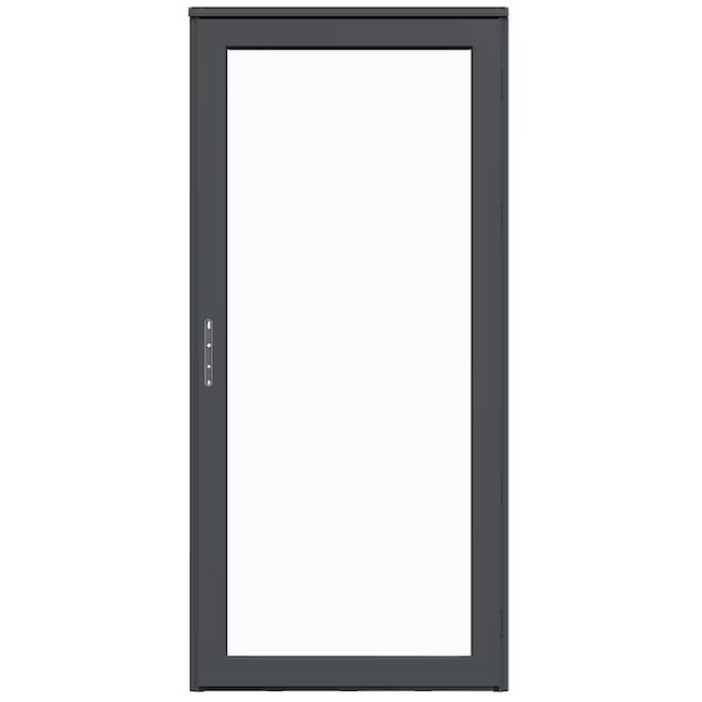 LARSON Platinum Secure Glass 36-in x 81-in Peregrine (Graphite) Aluminum Storm Door Full-view (Handle Not Included), 44904392R  2128277  *JR2408, Retail: $594, FINAL PRICE: $359.99 + TAX