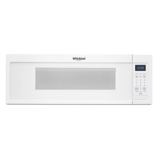 Whirlpool Low Profile 1.1-cu ft 1000-Watt Over-the-Range Microwave (White), WML35011KW 01 *HD2406, Retail: $521, FINAL PRICE: $299.99 + TAX