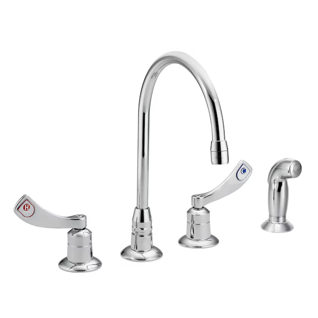 Moen M-Dura Commercial Kitchen Faucet in Chrome, 8244 *HD2404, MSRP: $262.90, Final Price: $139.99 + Tax