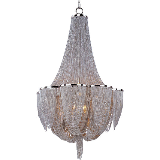 Chantilly Dimmable 10-Light Chandelier 21465NKPN FINAL PRICE: $899.00 + TAX