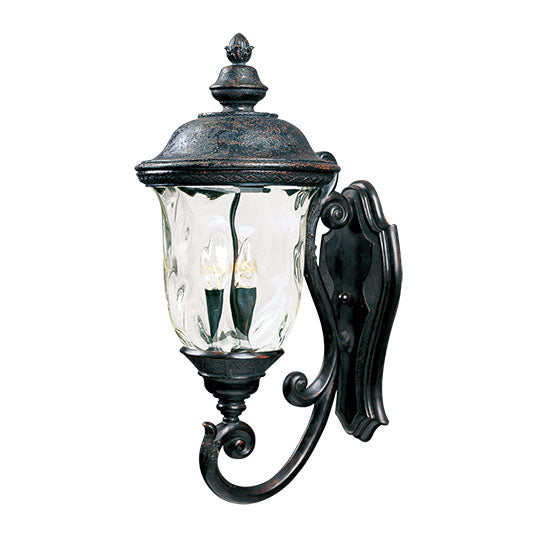 Carriage House VX 3-Light Outdoor Wall Lantern 40424WGOB