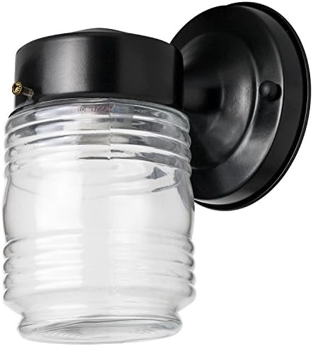 Westinghouse 66800 4 1/2 Inch Black Wall Lantern