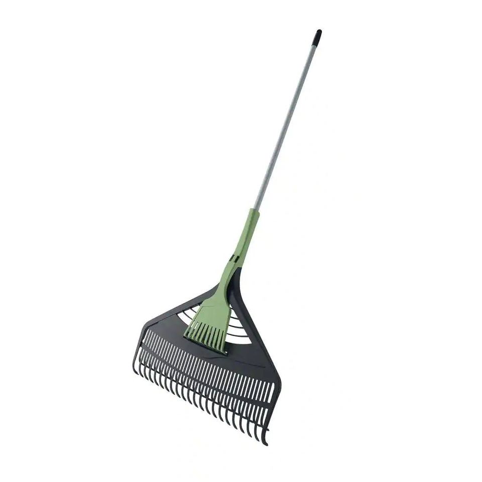 Suncast 26 in. Poly Double Tine Leaf Rake Detachable Hand Rake Model: LRDR2600C Retail:$29.98 - Special: