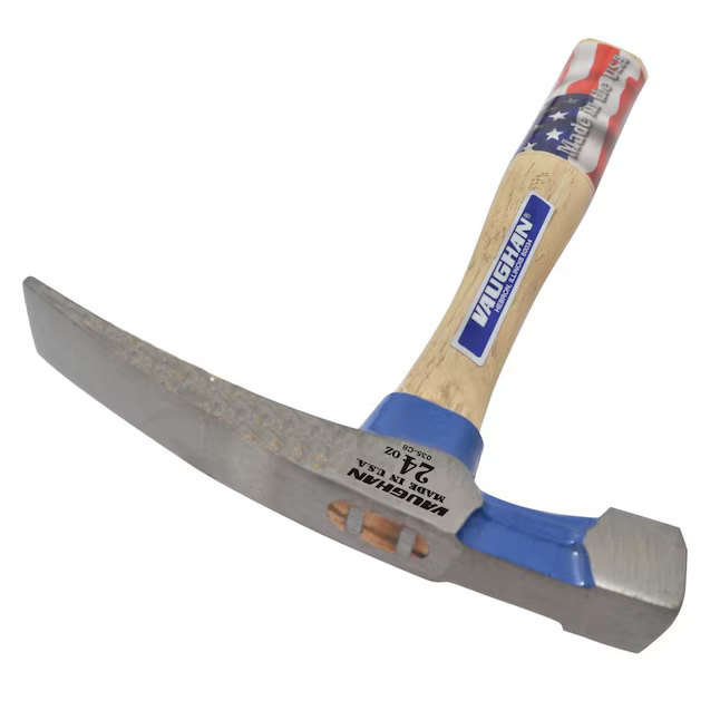 VAUGHAN 24-oz Smooth Face Steel Head Wood Brick Specialty Hammer, BL24   753596 *HD24, MSRP: $34.96, - FINAL: