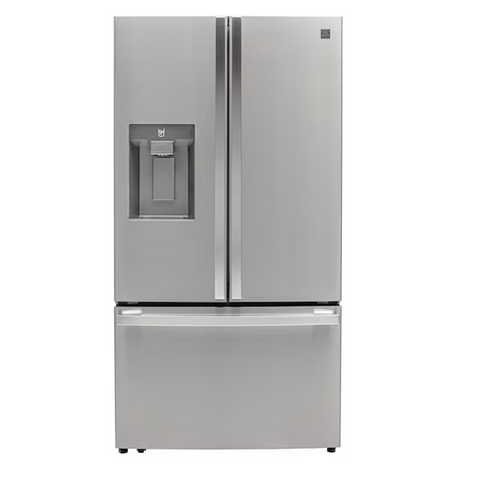 Kenmore 30.6-cu ft French Door Refrigerator with Ice Maker, Water and Ice Dispenser (Finger Print Resistant Stainless Steel) ENERGY STAR, CLEARANCED