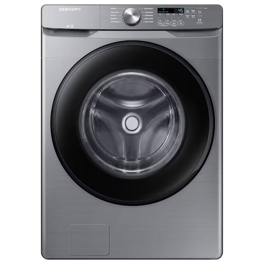 Samsung 4.5 cu. ft. Front Load Washer with Vibration Reduction Technology+ in Platinum, WF45T6000AP/US, MSRP: $899.99, FINAL PRICE: $499.00 + TAX