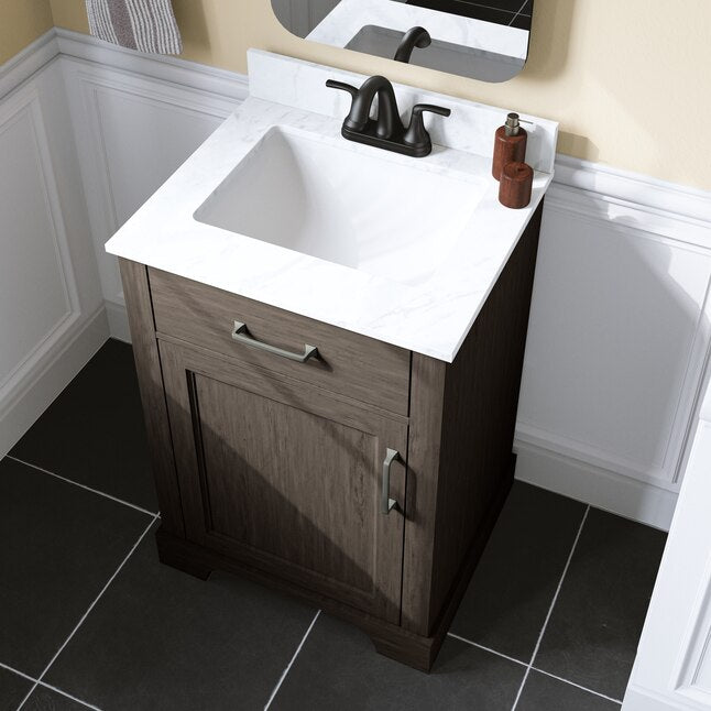 Style Selection 24 IN Alton Vanity, LWSG24VBR 4082265 MSRP: $624.00 FINAL PRICE: $279.99 + TAX