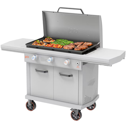 LoCo COOKERS Griddle 26" Chalk 2-Burner Liquid Propane Gas Grill, LCG2ST2C26  4912182  *JR2407, MSRP: $599, Final Price: $399.99 +Tax