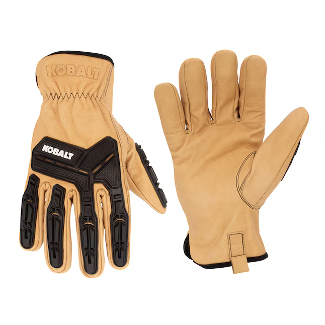 Kobalt Large Brown Leather Driving Gloves, (1-Pair), 81608 4964154, Retail: $12.98, - FINAL PRICE: $8.99 + TAX