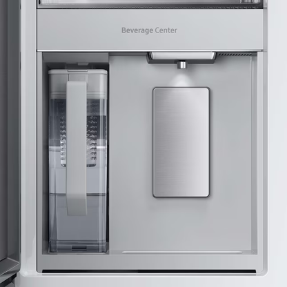 Samsung - Bespoke 29 cu. ft 4-Door French Door Refrigerator with Beverage Center - Stainless steel RF29BB8600QLAA, MSRP:  $3,414.00 ,  - FINAL: