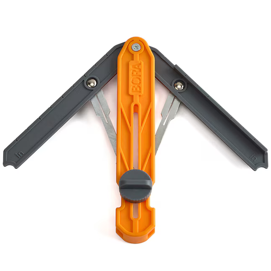 BORA Adjustable Angle Duplicator for Miter, Table, and Tile Saws - Orange, 0-180 Degrees, Compact Size, 530402   5130286, Retail: $29.00, - FINAL PRICE: $16.99 + TAX