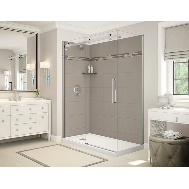 MAAX Utile Origin Greige Direct To Stud Alcove Shower Side Wall PANEL, 103409-300-502-800  805764 *HD24, MSRP: $359.00, FINAL: