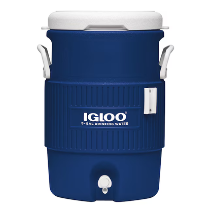 Igloo 5-Gallon Cooler, 42103 *JR2407, MSRP: $ 45.99, Final Price: $ 17.99 +Tax