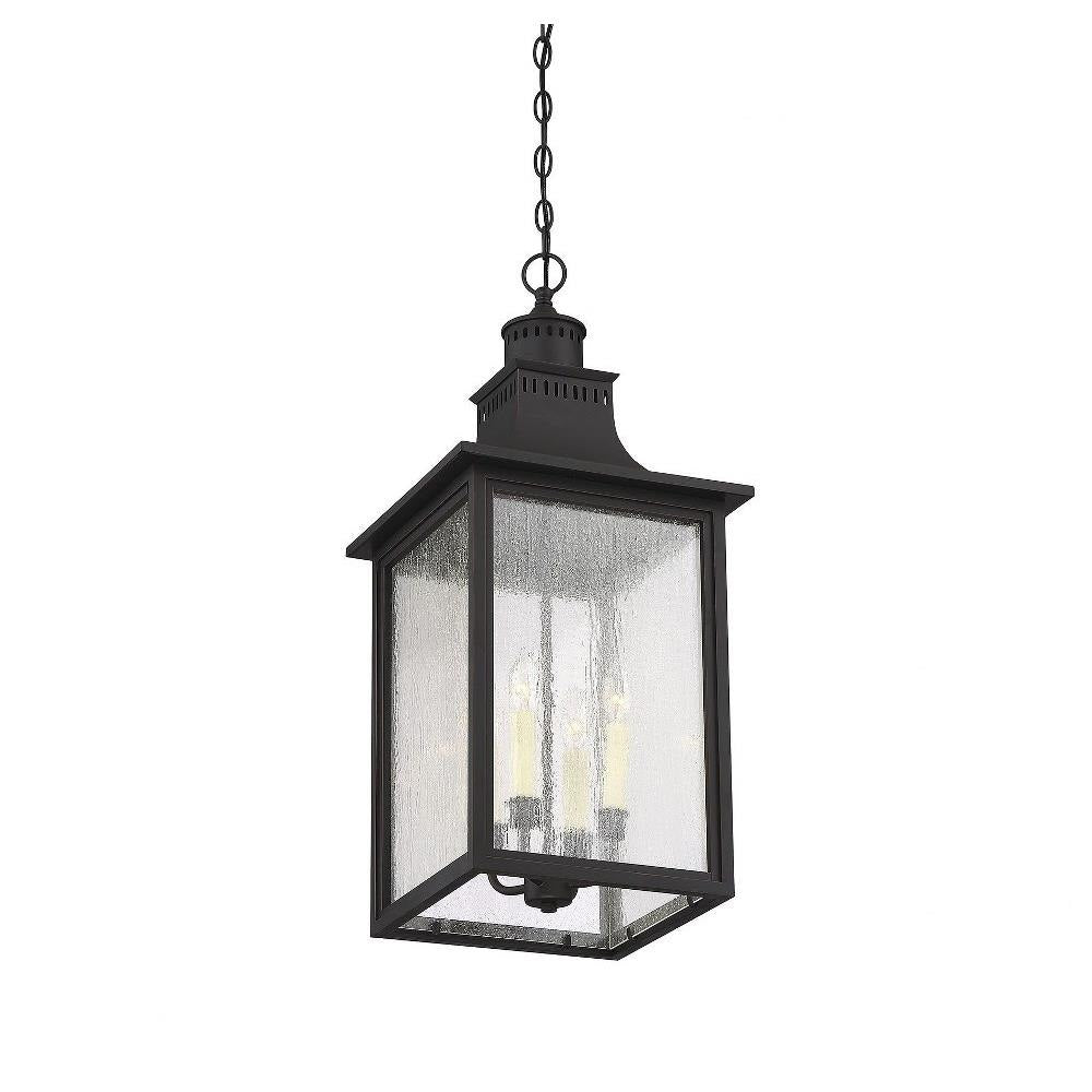 MONTE GRANDE 3-Light Outdoor Pendant in English Bronze, 5-252-13, RETAIL: $486.00, WHOLESALE: $243.00, Loc: Rug-1, Final: $102.00, Clearance!