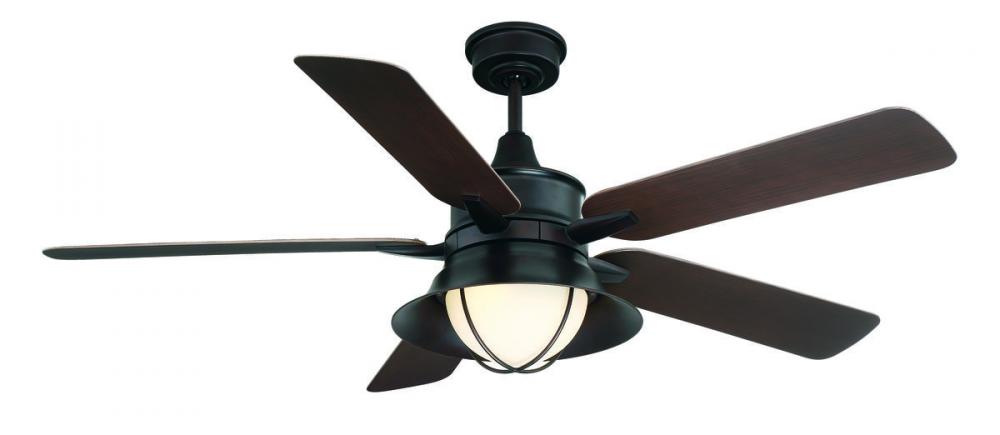 52-625-5CN-13 Hyannis 52-IN Ceiling Fan With Remote in English Bronze MSRP: $606 CLEARANCE  DISCOUNT! LOC: C-6