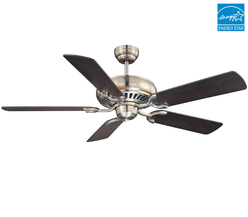 52-SGC-5RV-SN Pine Harbor 52-inch Indoor Ceiling Fan Satin Nickel (Fan Only No Light Kit) RUG-4 FInal: $75.00 CLEARANCED: $49.99 + TAX