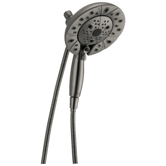 Delta h20Kinetic In2ition Hand Shower/ Shower Head Black Stainless, 58480-KS-PK, MSRP: $610.55, CLEARANCE, Loc: Door3