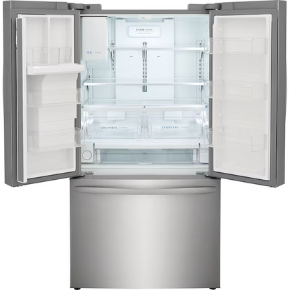 Frigidaire 27.8-cu ft French Door Refrigerator with Ice Maker - Water and Ice Dispenser (Stainless Steel) ENERGY STAR, CLEARANCED