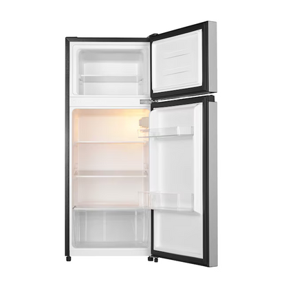 Hisense 4.4-cu ft Mini Fridge with Freezer (Sliver) ENERGY STAR