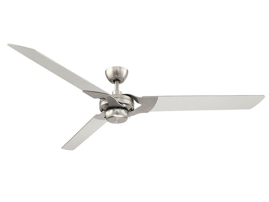 62-5085-3SV-SN Monfort 62-inch 3-Blade Ceiling Fan SATIN NICKEL MSRP: $316.8 CLEARANCE DISCOUNT! LOC: Rug4