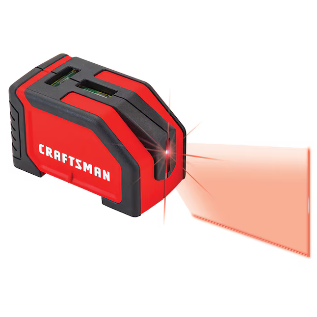 CRAFTSMAN Red 15-ft Indoor Line Beam Line Generator Laser Level (Accessories Included) CMHT77634, MSRP: $22.00 [FB054] - FINAL: