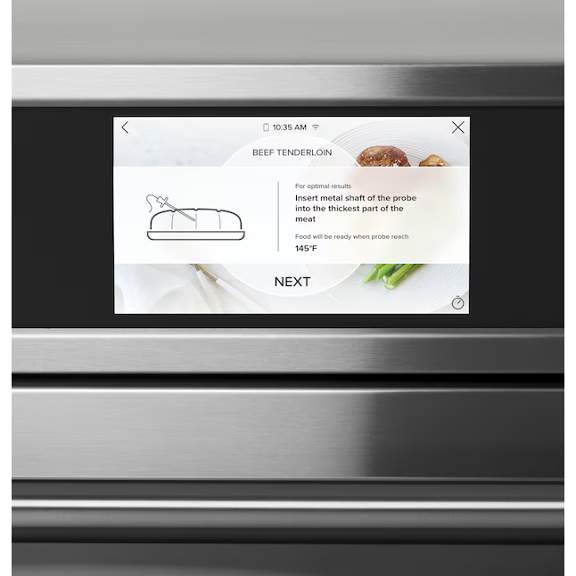 Cafe 30-in Smart Single Electric Wall Oven with Air Fry True Convection and Self-cleaning (Stainless Steel)