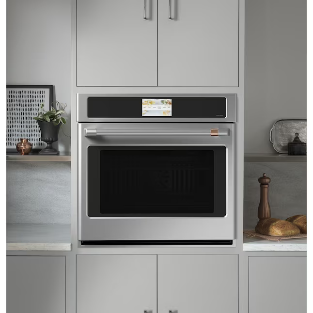 Cafe 30-in Smart Single Electric Wall Oven with Air Fry True Convection and Self-cleaning (Stainless Steel), CTS70DP2NS1   2557364, MSRP: $3,443.00, FINAL: