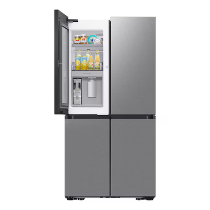 Samsung - Bespoke 23 Cu. Ft. 4-Door Flex French Door Counter Depth Refrigerator with Beverage Center - Stainless Steel, RF23DB9600QLAA, MSRP: $3,714.00, - FINAL: