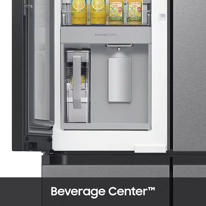 Samsung - Bespoke 23 Cu. Ft. 4-Door Flex French Door Counter Depth Refrigerator with Beverage Center - Stainless Steel, RF23DB9600QLAA, MSRP: $3,714.00, - FINAL: