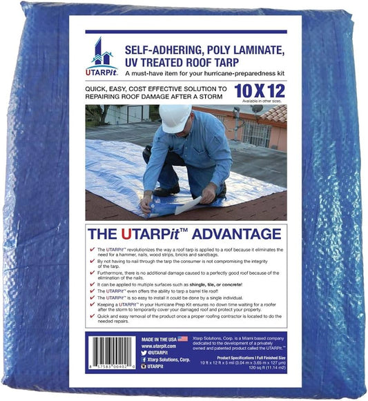 UTARPit 10-ft x 12-ft Polyethylene Tarp 857583004020