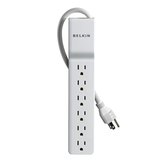 Belkin 6 Outlet Surge Protector 4' Power Cord 722868553848