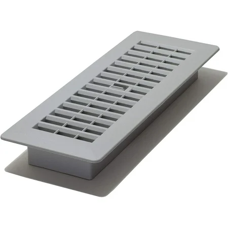 Decor Grates PL310-GY 3” x 10”. Plastic Floor Register. Frost Gray